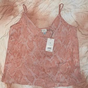 A New Day Snake Print Top